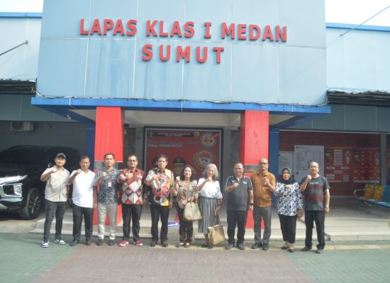 Kunjungi Lapas Medan, Anggota Ombudsman RI Apresiasi Pelayanan Hak Warga Binaan