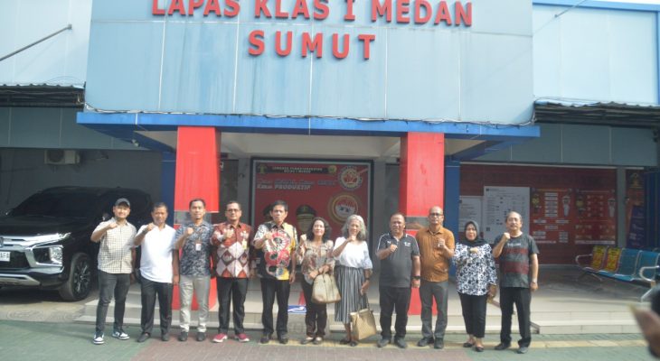 Kunjungi Lapas Medan, Anggota Ombudsman RI Apresiasi Pelayanan Hak Warga Binaan