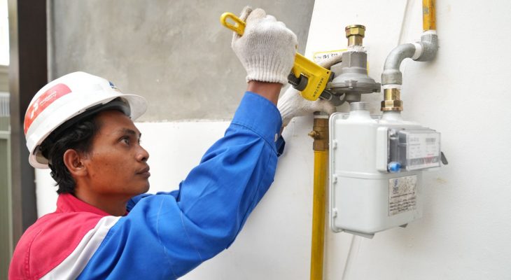 Menteri BUMN Cek Kesiapan Jaringan Gas Pertamina di IKN
