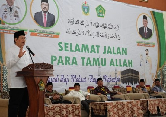 Rahmat Shah Minta Jemaah Haji Sumatera Utara Jaga Citra Baik Bangsa di Tanah Suci