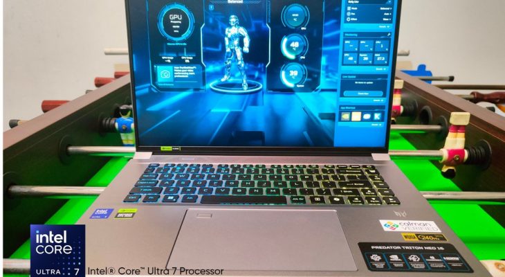 Review Acer Predator Triton Neo 16 (PTN16-51): Gaming Lancar, Kerja Maksimal