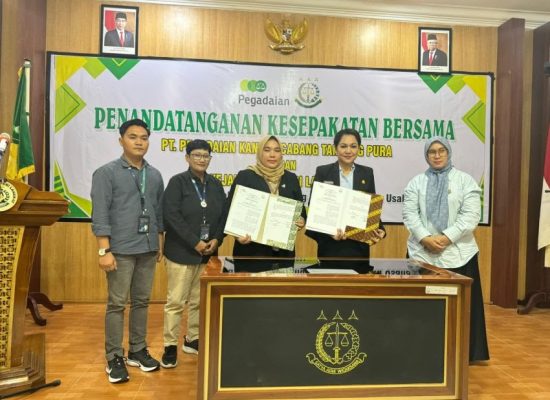Pegadaian KC Tanjung Pura Mou Dengan Kejari Langkat Terkait Penanganan Masalah Hukum Bidang Perdata Dan Tata Usaha Negara