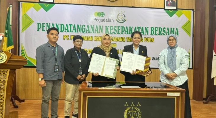 Pegadaian KC Tanjung Pura Mou Dengan Kejari Langkat Terkait Penanganan Masalah Hukum Bidang Perdata Dan Tata Usaha Negara