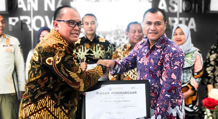 JNE Terima Penghargaan dari Badan Narkotika Nasional Provinsi DKI Jakarta