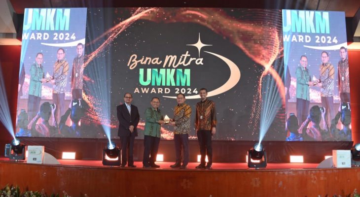 BSI Maslahat Raih Dua Penghargaan Gold Dalam Acara Bina Mitra UMKM Award 2024
