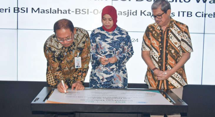 BSI & ITB Luncurkan BSI Deposito Wakaf untuk Masjid di Cirebon