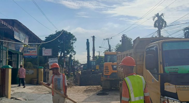 Sumut II Medan: Proyek Floodway Sikambing Belawan Capai 50 Persen