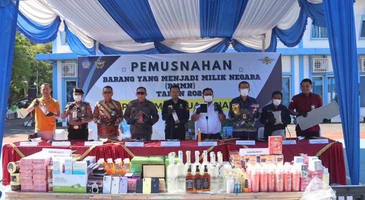 Bea Cukai Kualanamu Musnahkan Hasil Tegahan Senilai 88 Juta Rupiah