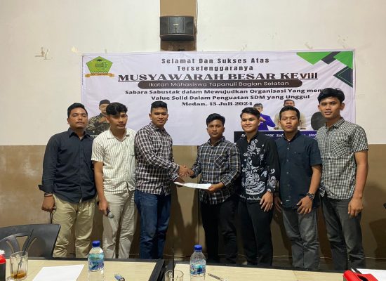 Perantoan Rambe Terpilih Pimpin IMA Tabagsel dalam Mubes Ke-VIII