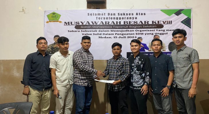 Perantoan Rambe Terpilih Pimpin IMA Tabagsel dalam Mubes Ke-VIII