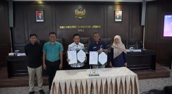 Kanwil DJP Sumut I dan USU Teken MoU, Lanjutkan Kerja Sama Perpajakan