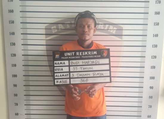 Reskrim Polsek Medan Baru Amankan Preman Modus Jukir di Dazam Raya