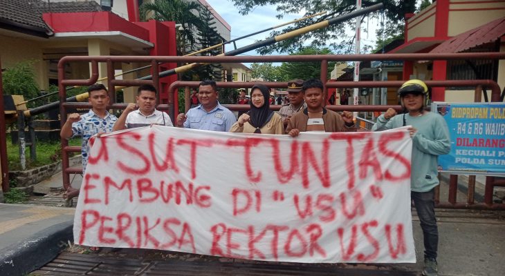 PPPH desak Polda Sumut  Usut Tuntas Pembangunan Embung di Kampus II USU Kwala Bekala TA 2017 dan 2022