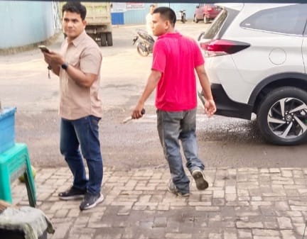 Security PT Lingkar Persada Usir Wartawan Ketika Dikonfirmasi Soal Proyek Stadion Teladan