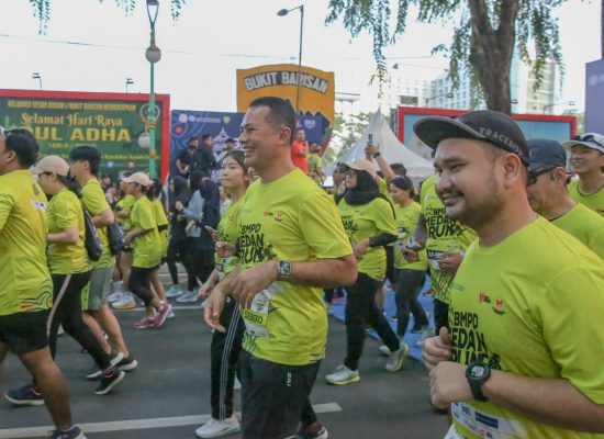 Pelaksanaan BMPD Medan Run 5K/10K, Musa Rajekshah Berhasil Finish 5K