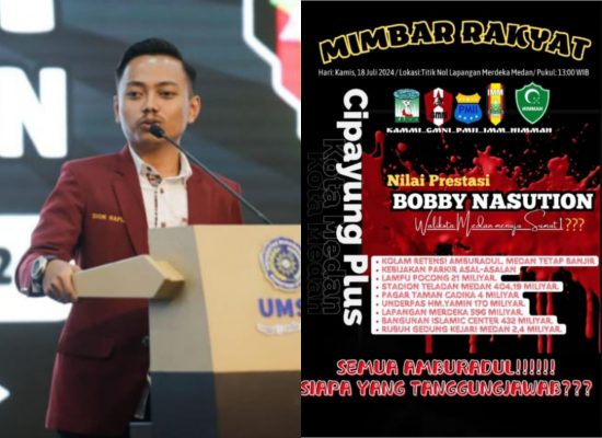 Ketua Umum PC IMM KOTA, Dion Hafiz: IMM tidak menjadi bagian dari Aksi Mimbar Rakyat Cipayung Plus Kota Medan