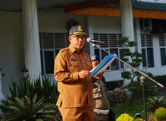 Pj. Bupati Langkat Faisal Hasrimy fokus pada program Pariwisata dan Kebudayaan dalam amanat Apel Gabungan senin.