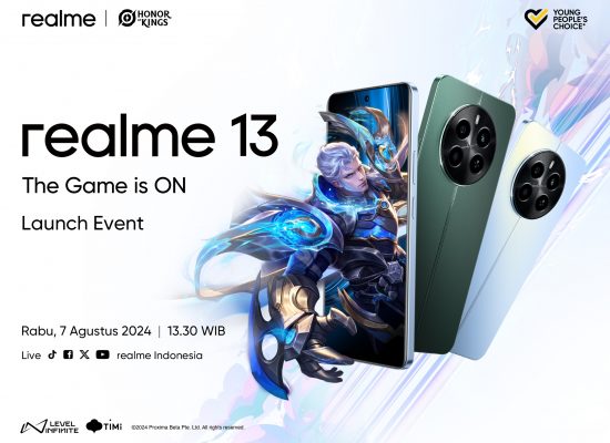 Usung Pengalaman Smartphone “Gaming Bintang Lima”,   realme 13 Segera Meluncur di Indonesia pada 7 Agustus 2024
