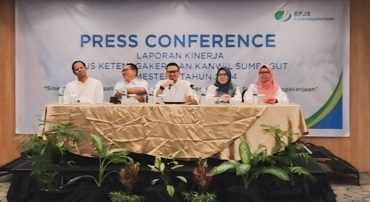 Laporan Kinerja BPJS Ketenagakerjaan Kanwil Sumbagut Semester I 2024