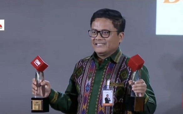 Top! Bank Sumut Sabet Dua Penghargaan di Ajang CNN Awards