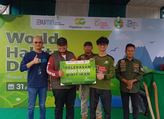 Pegadaian Peduli: Pegadaian Kanwil 1 Medan Kampanyekan ‘Rawat Sungaimu Selamatkan Bumi’