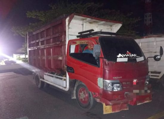 Tim Opsnal Satreskrim Polres Aceh Tamiang Tangkap Truk Pengangkut 7 Ton Minyak Mentah Ilegal