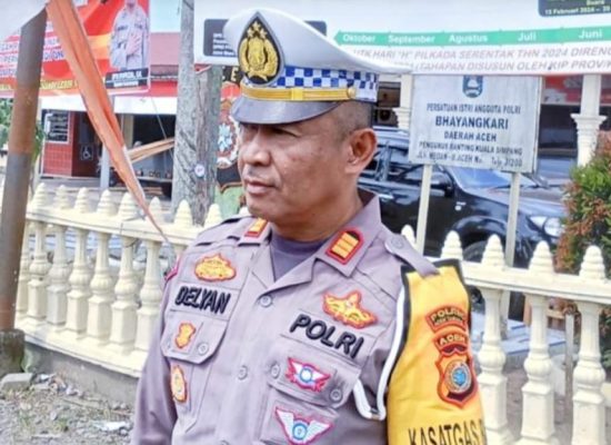Kasat Lantas AKP Delyan Putra, Terima Kasih Telah Tingkatkan Tiblantas Diwilkum Aceh Tamiang