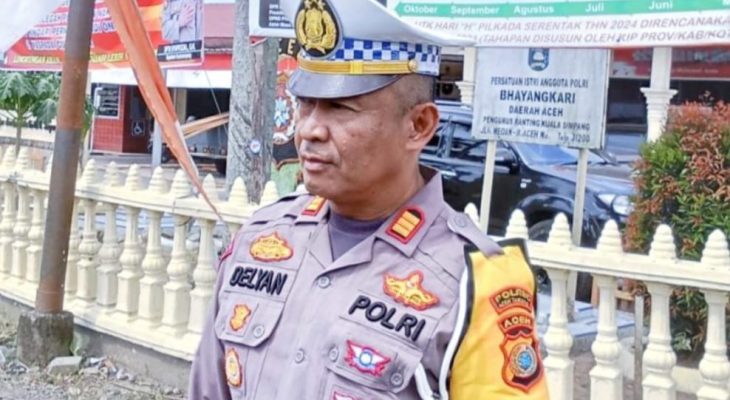 Kasat Lantas AKP Delyan Putra, Terima Kasih Telah Tingkatkan Tiblantas Diwilkum Aceh Tamiang