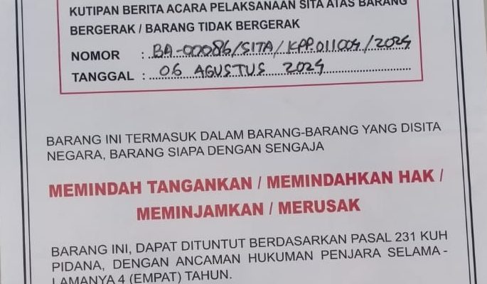 Sita Aset Wajib Pajak: DJP Sumut I Perkuat Kepatuhan Pajak