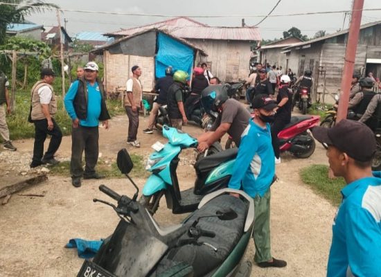 Polsek Medan Tembung Dan Muspika Bersinergi, Bakar 20 Barak Narkoba Dan Amankan 3 Pelakunya
