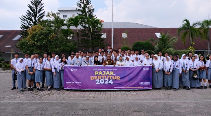 Gandeng SMA Negeri 4 Medan, DJP Sumut I Gelar Pajak Bertutur 2024