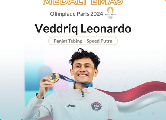 Cabor Panjat Tebing Raih Emas Olimpiade Paris 2024, BSI Akan Apresiasi ‘Spiderman Indonesia