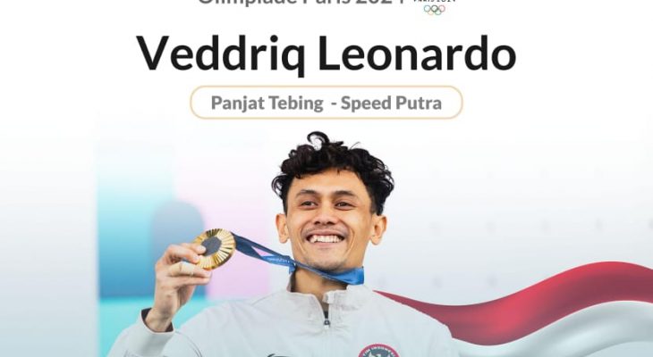 Cabor Panjat Tebing Raih Emas Olimpiade Paris 2024, BSI Akan Apresiasi ‘Spiderman Indonesia
