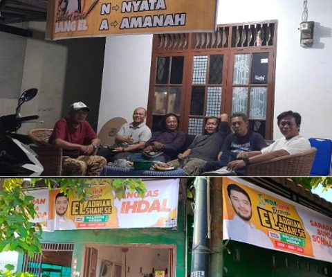 Sahabat Pena Bang EL Pasang Spanduk Dukungan di Sejumlah Titik Kota Medan