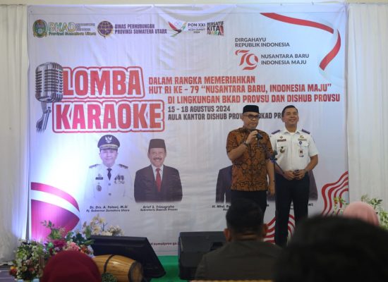Semarak HUT RI ke-79: Dishub Sumut dan BKAD Gelar Lomba Karaoke, Tingkatkan Semangat Kebersamaa