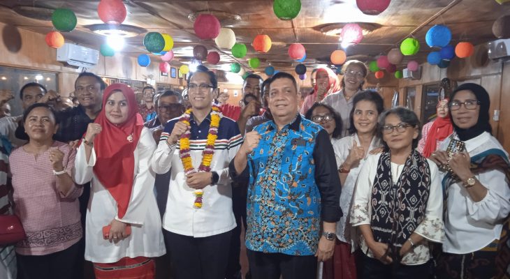 Silaturahmi Ke Organisasi Maluku, Rico Waas: Saya Merasa Pulang ke Rumah Sendiri