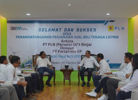 Perkuat Sinergi BUMN 5 Tahun di Bawah Kepemimpinan Erick Thohir: PLN dan Pertamina EP Teken Perjanjian Jual Beli Listrik