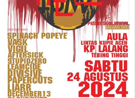 Hari Ini, Tebing Tinggi HELLIUM.INC Gelar Mikro Fest, 13 Band Akan Tampil Menyala