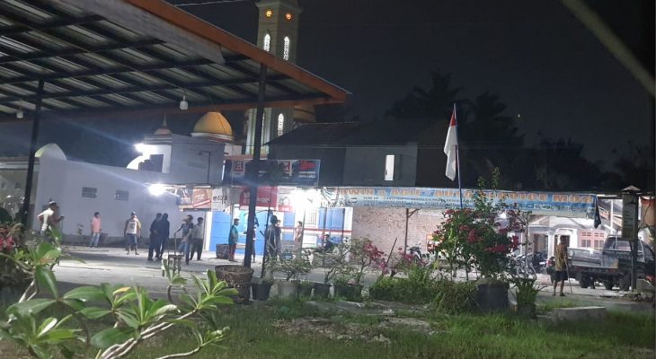 Mencekam, Warga Umumkan Tawuran Lewat Toa Masjid di Sei Rotan Deli Serdang