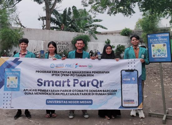 Mahasiswa Unimed Ciptakan Aplikasi Smart ParQR untuk Parkir yang Lebih Nyaman dan Efisien