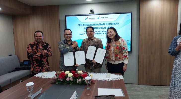 Kerjasama Pengangkutan LNG Donggi Senoro PGN dan PIS, Tingkatkan Efektifitas Layanan Hilir Gas Bumi Nasional