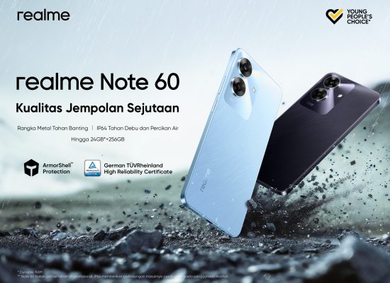 Pertama di Dunia, realme Note 60 dengan ArmorShell Protection Segera Hadir di Indonesia,  Bawa Standar Baru Smartphone Tangguh di Harga Sejutaan