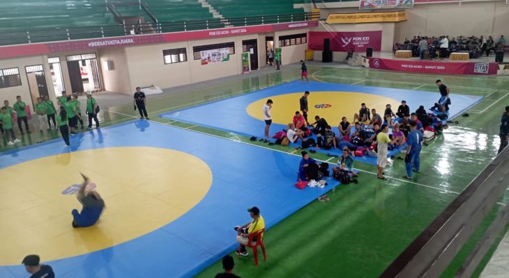 Venue Cabor Sambo PON Aceh-Sumut XXI Aman dan Memenuhi Standar Bertanding, Tidak Becek
