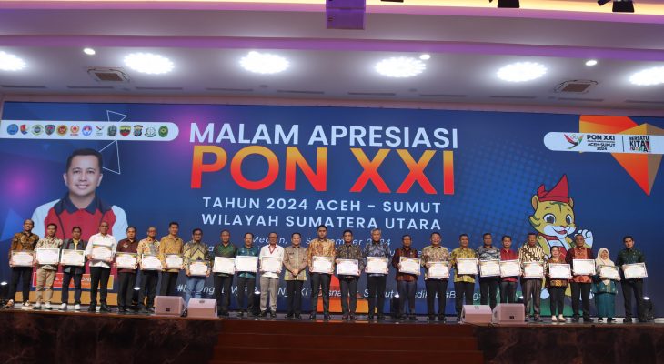 Volunteer PON XXI Aceh-Sumut Pecahkan Rekor MURI, Pj Bupati Langkat Apresiasi Peran Relawan Langkat