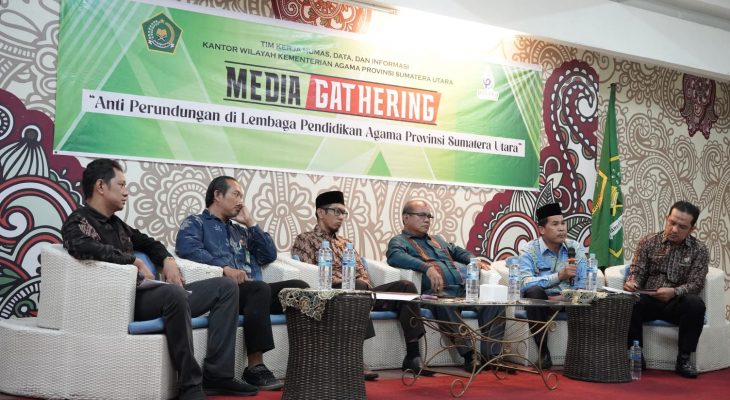 Kanwil Kemenagsu Gelar Media Gathering Anti Perundungan di Lingkungan Pendidikan