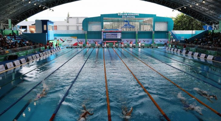 Hari Pertama Nomor Renang, Kolam Selayang Medan Ramai Penonton