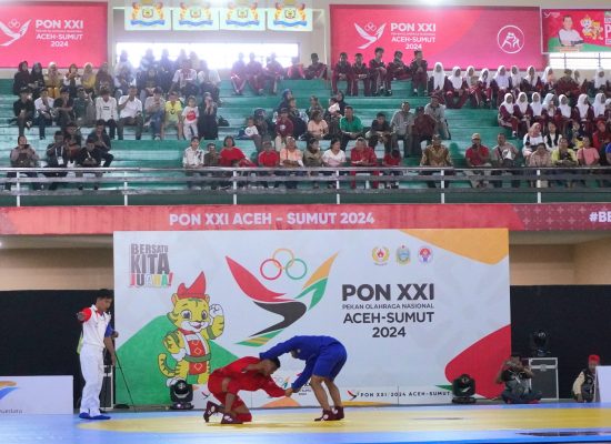 Kemeriahan PON Cabor Sambo di Langkat: Atlet Apresiasi Kesiapan GOR dan Atmosfer Hangat Masyarakat