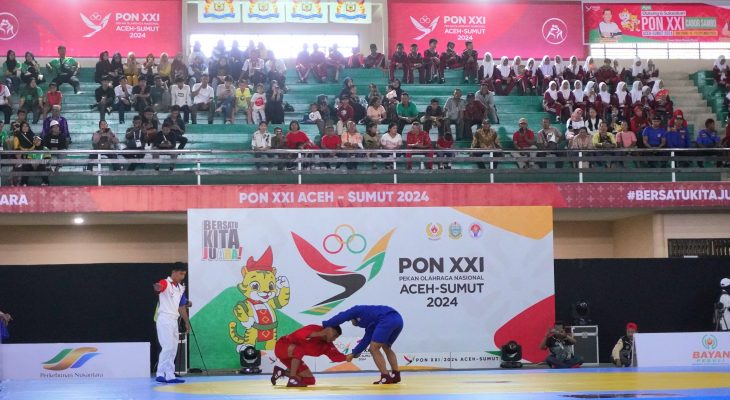 Kemeriahan PON Cabor Sambo di Langkat: Atlet Apresiasi Kesiapan GOR dan Atmosfer Hangat Masyarakat