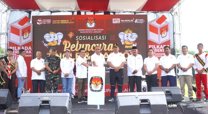 Pj Bupati Langkat Hadiri Peluncuran Jingle dan Maskot Pilkada: Ajak Masyarakat Wujudkan Pemilu Damai dan Bermartabat