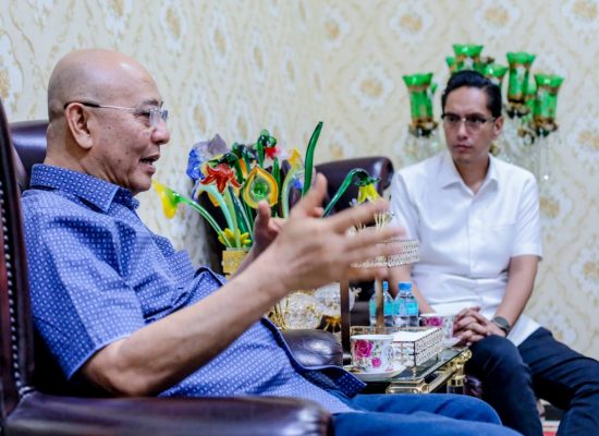 Pererat Silaturahmi, Rico Waas Berkunjung ke Rumah Dzulmi Eldin